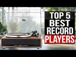 Top 5 Best Record Players of 2025 – Bluetooth & Analog Turntables