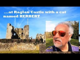 'Outdoor Bookseller': RAGLAN CASTLE with Herbert, Resident Cat #literarypursuits