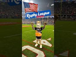 Me as an Australian Rugby 🏉 Mascot @AllegiantStadm