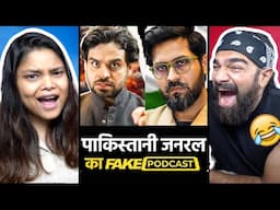 Fake Podcast with Pakistani General Reaction | Satish Ray .. Too Funny 🤣