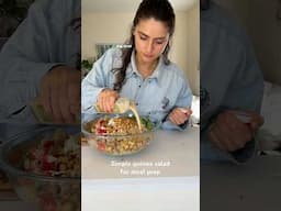 Meal prep easy quinoa salad