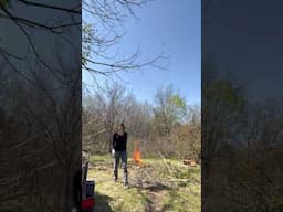 The endless burning of brush from cleaning up our severely neglected homestead. #homesteadlife #mo