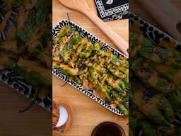 Shishito Peppers with spicy Orange Sauce