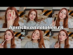 Spring & Summer Lipsticks on Rotation Right Now 💋