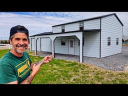Do THIS Instead of a SHED TO HOUSE! 2 Story with 2 Car Garage