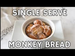 Single Serve Monkey Bread in 15 Minutes! 🍞✨ (Air Fryer & Oven Friendly!)