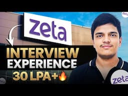 Zeta Interview Experience | Off-Campus Journey🔥