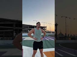 Running on the Jeddah Formula One Track 🇸🇦