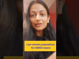 If you have any confusion and doubts about how to prepare for IGNOU EXAMS, then watch this video.