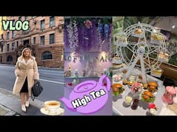 Girly high tea and fridge shopping - VLOG