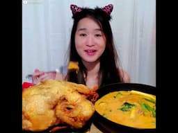 Eating Filipino-Style Crispy Chicken & Kare-Kare from Max's Restaurant!  #filipinofood #friedchicken