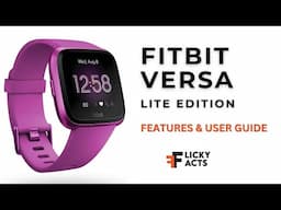 FitBit Versa Lite Edition : Setup, Tips & Hidden Features | How to use
