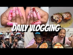 VLOG: b-day dinner, virtual reality, go cart racing, making pizza w/ the kiddos & MORE... |KAY SHINE