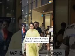 #kanganaranaut arrives Mumbai with High Security