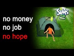 I Tried to Survive With Nothing in The Sims 2.