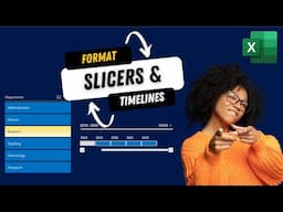 Master Slicer & Timeline Formatting in Excel – A Beginner's Guide to Beautiful Dashboards!