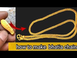 22K New Design Bhatia Gold Chain Making| How to Make Gold Chain| Gold Jewelry - Nadia Jewellery