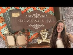 GARAGE SALE HAUL ✨ - Cute little vintage thrift haul for resale!