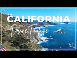 California by Drone | From Los Angeles to San Francisco and Back via Highway 1 🚗🇺🇸