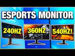 Best Esports Gaming Monitor in 2025 | 360 Hz , 240 Hz & More!