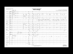 For Good (from Wicked) by Stephen Schwartz/arranged by Matt Conaway and Matt Finger