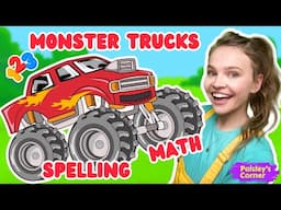 Toddler Learning Videos - STEM, Math & Monster Trucks for Toddlers | Educational Videos for Kids