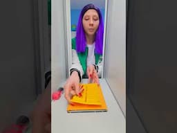Lipstick + Domino = Total Chaos! 💄🤣 What Just Happened?! #hack #school