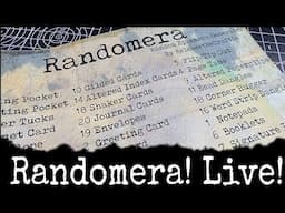 releasethecraftin is live! Randomera - Random Junk Journal Ephemera - Waterfall & Shaker Tutorial