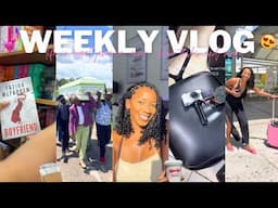 VLOG: Jamaican funeral, custom cake, Bookstore, short BOHO BRAIDS tutorial, vlog camera broke + MORE