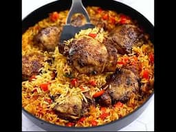 One Pot Chicken and Rice #ovenbakedchickenandrice