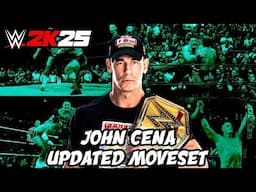 WWE 2K25 John Cena Updated Moveset + Superstar Settings