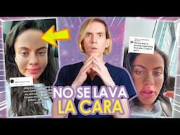 MUJER DEJÓ de LAVARSE LA CARA y ESTO SUCEDIÓ - Tiene la cara marrón - CHISME DERMATOLOGICO
