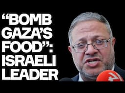"Bomb Gaza's Food", Israeli Leader Demands