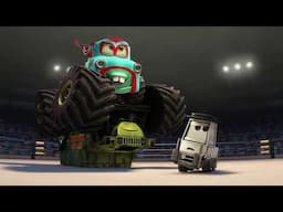 🥊 Król Złom cz.1 | Auta: Bujdy na resorach | Disney Junior Polska