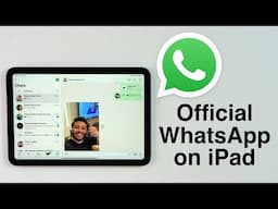 How To Use WhatsApp on iPad - Official App!