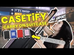 *CASETiFY Carry On Suitcase - VERY DETAILED REVIEW* (watch before you buy)