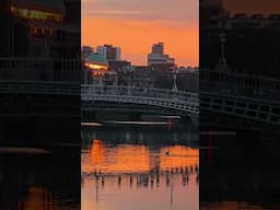 Beautiful Sunset in Dublin today 🧡