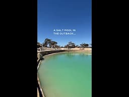 A dreamy salt pool in the outback!? 😚 📍 #Hyden in #WAtheDreamState