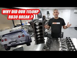 Why Did Our 1150hp Cast RB30 Break and When Do You Go To Billet Block in Your Skyline GT-R?