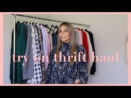 TRY ON THRIFT HAUL 🛍️ VINTAGE & DESIGNER THRIFT FINDS 🛍️ THE JO DEDES AESTHETIC