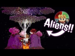 Minecraft Timelapse: Building An ALIEN INVASION with FLYING MACHINES!!