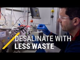 A Cleaner Method for Turning Seawater into Drinking Water