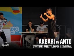Anto vs Akbari - Semifinal | Stuttgart Freestyle Open 2025