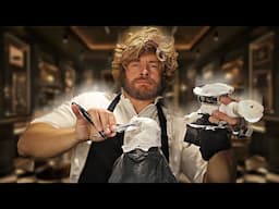 💈ASMR 💈FASTEST Barbershop Shave (for very tired people) ft. Mr. Lightspeed