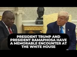 President Trump And President Ramaphosa's Memorable Encounter At The White House | Unedited