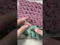 Learn to crochet the 3D Twisted Shell Stitch #crochet #crochetpattern