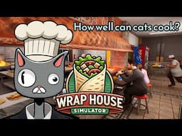 Can a cat run a restaurant Wrap house simulator!!
