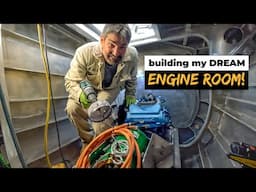 Custom ENGINE ROOM Fit Out! 🛠️ (Building Our Own Aluminum Catamaran Pt. 27)