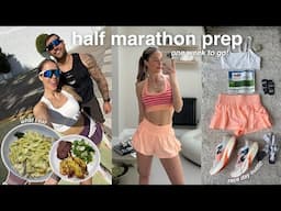 MY FINAL WEEK OF HALF MARATHON TRAINING | what i eat, prep with me