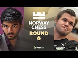 Norway Chess 2025: #1 Magnus v. World Champ Gukesh! Will Gukesh Beat Magnus? Rd 6